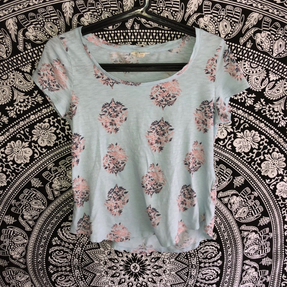 Lucky Brand size small blue t shirt
